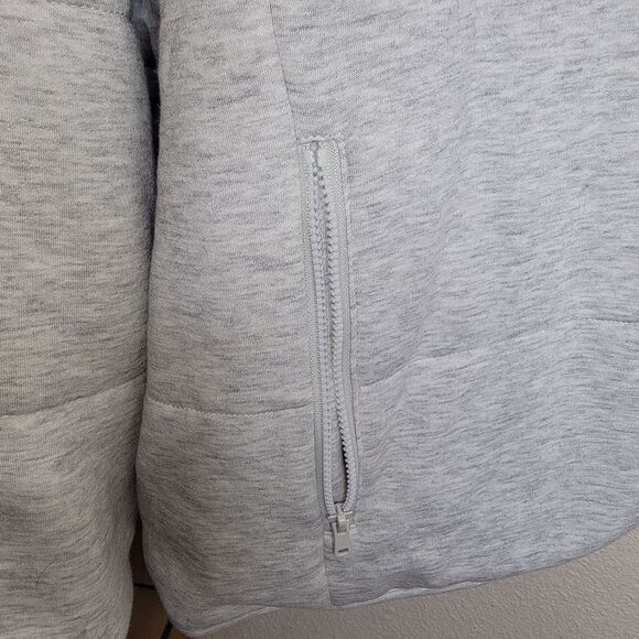 Three Dots gray quilted full zip jacket size XXL - Picture 3 of 7